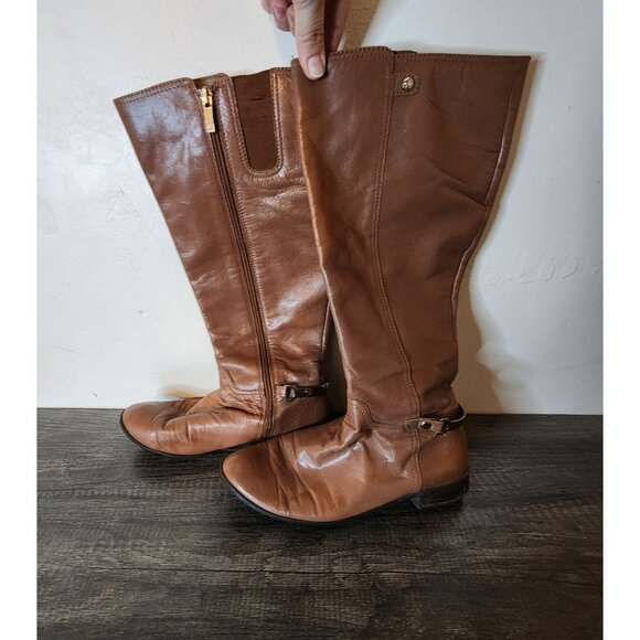 Anne Klein Women's Boots iflex Mid Calf Brown Size 8M - Picture 1 of 10